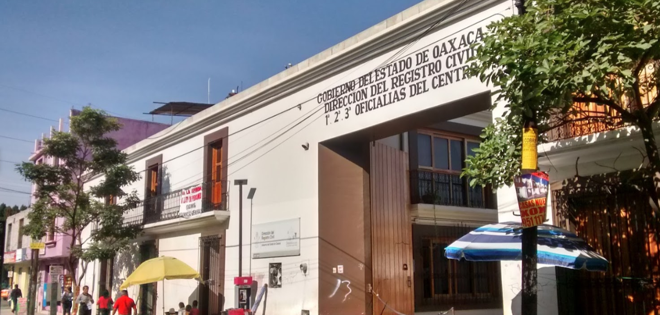 Acta de nacimiento en Oaxaca de Juárez